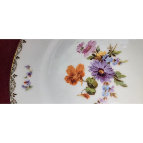 Antique fine Porcelain Beyer & Bock, Royal Rudolstadt, Volkstedt -Rudolstadt 24K - Picture 9 of 16